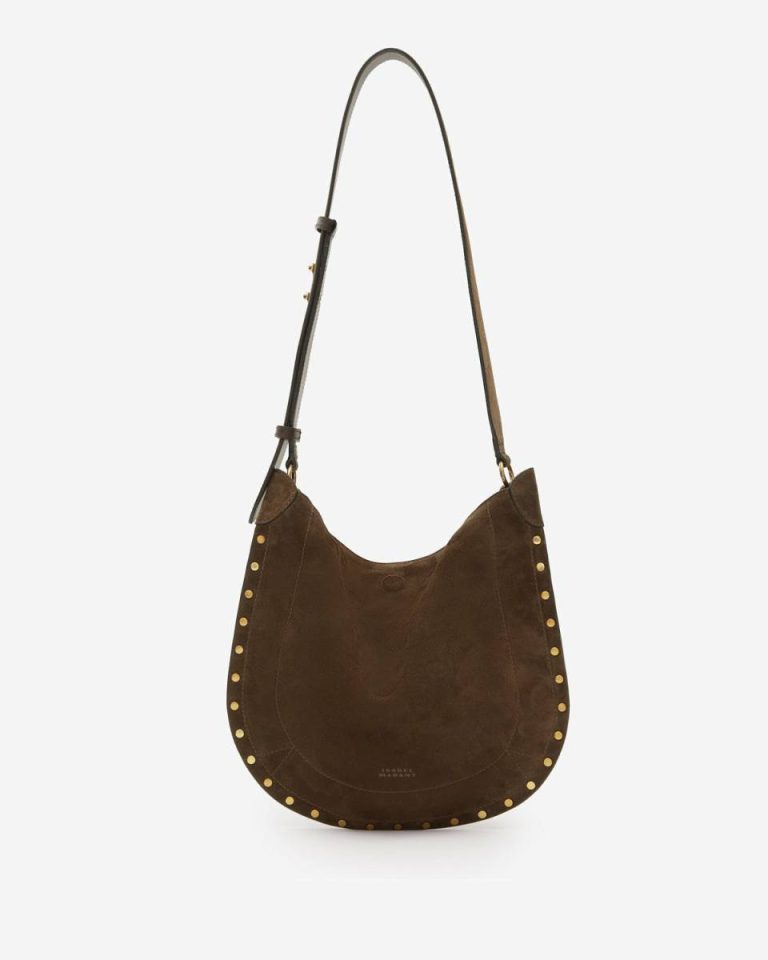 Bronze Isabel Marant Crossbody Bags Oskan Soft Shoulder Bag Women - Image 4