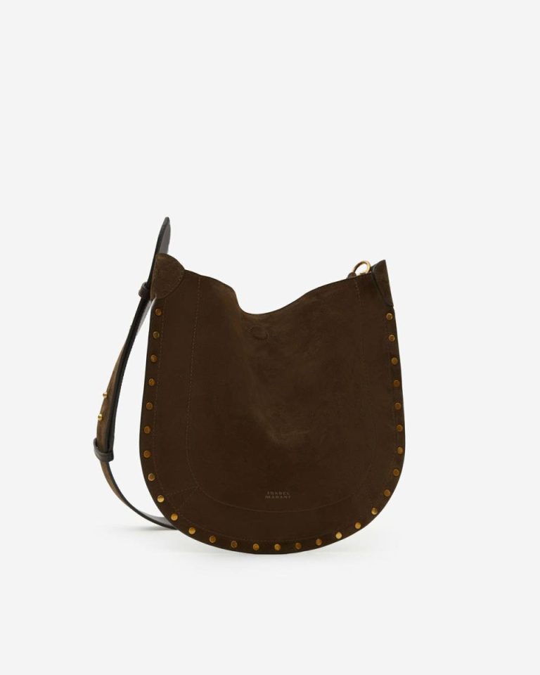 Bronze Isabel Marant Crossbody Bags Oskan Soft Shoulder Bag Women