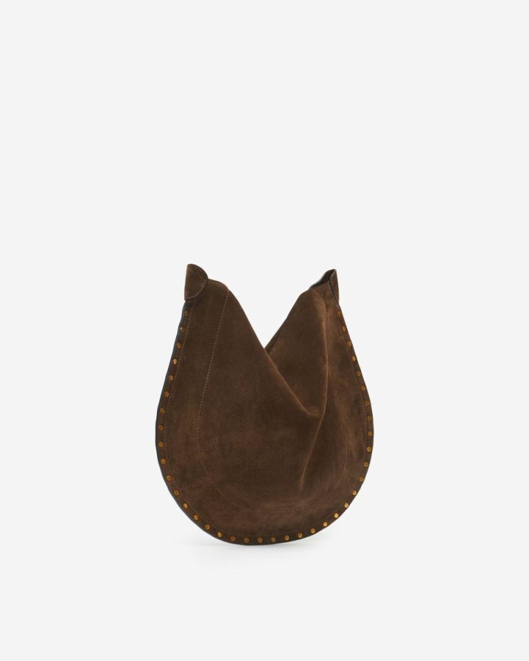 Bronze Isabel Marant Women Oskan Hobo Soft Bag Shoulder Bags - Image 3