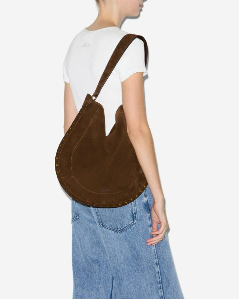 Bronze Isabel Marant Women Oskan Hobo Soft Bag Shoulder Bags - Image 5