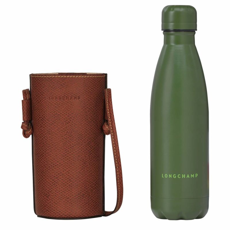 Brown Épure Bottle Holder Brown - Leather Women Pouches & Cases Longchamp - Image 4