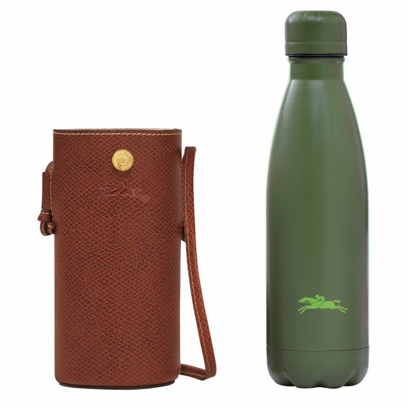 Brown Épure Bottle Holder Brown - Leather Women Pouches & Cases Longchamp - Image 5