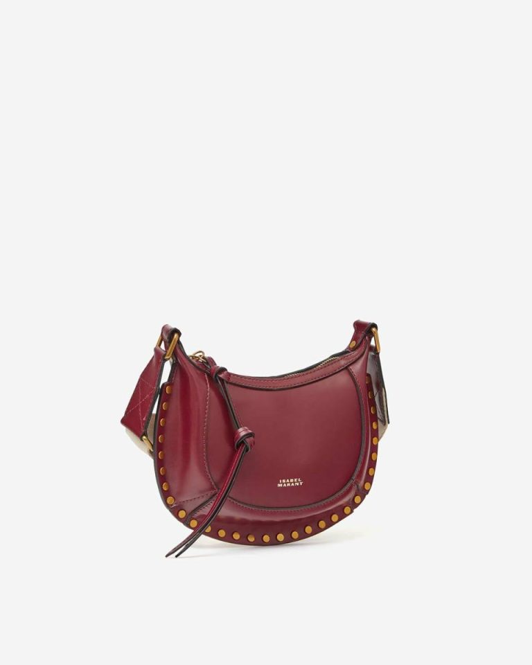 Burgundy Isabel Marant Mini Moon Bag Women Oskan Family - Image 2