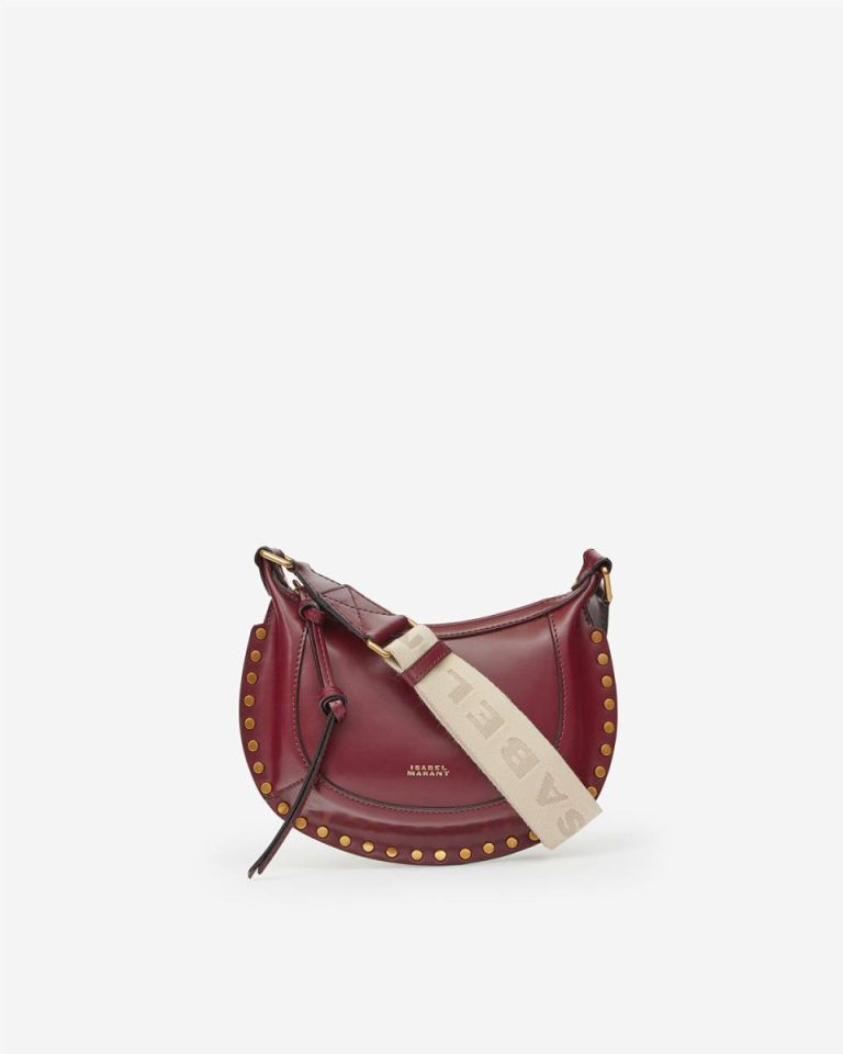 Burgundy Isabel Marant Mini Moon Bag Women Oskan Family