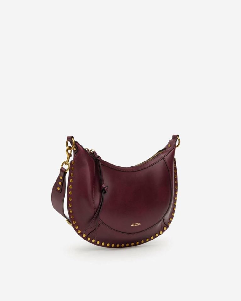 Burgundy Isabel Marant Naoko Bag Women Crossbody Bags - Image 5