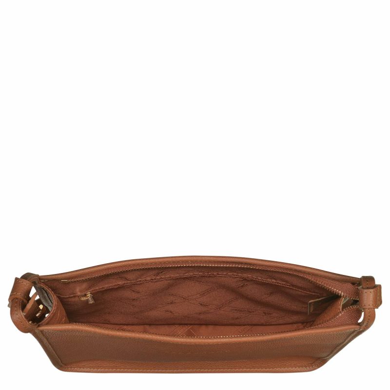 Caramel Longchamp Leather Bags Le Foulonné M Crossbody Bag Caramel - Leather Women - Image 5