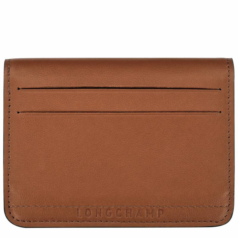 Cardholders & Coin Purses Cognac Longchamp Women Le Pliage Xtra Card Holder Cognac - Leather - Image 2