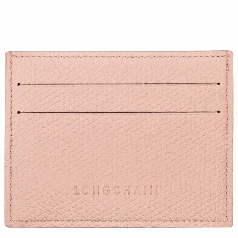 Cardholders & Coin Purses Longchamp Women Ballerina Le Roseau Card Holder Ballerina - Leather - Image 2