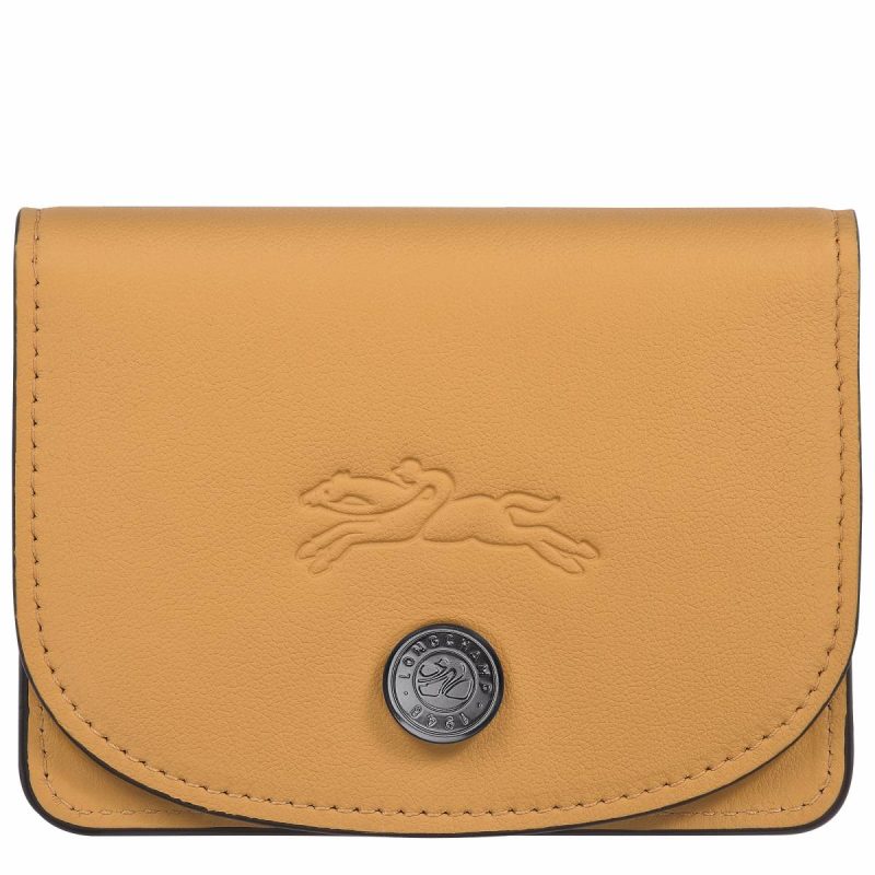 Cardholders & Coin Purses Women Honey Le Pliage Xtra Card Holder Honey - Leather Longchamp