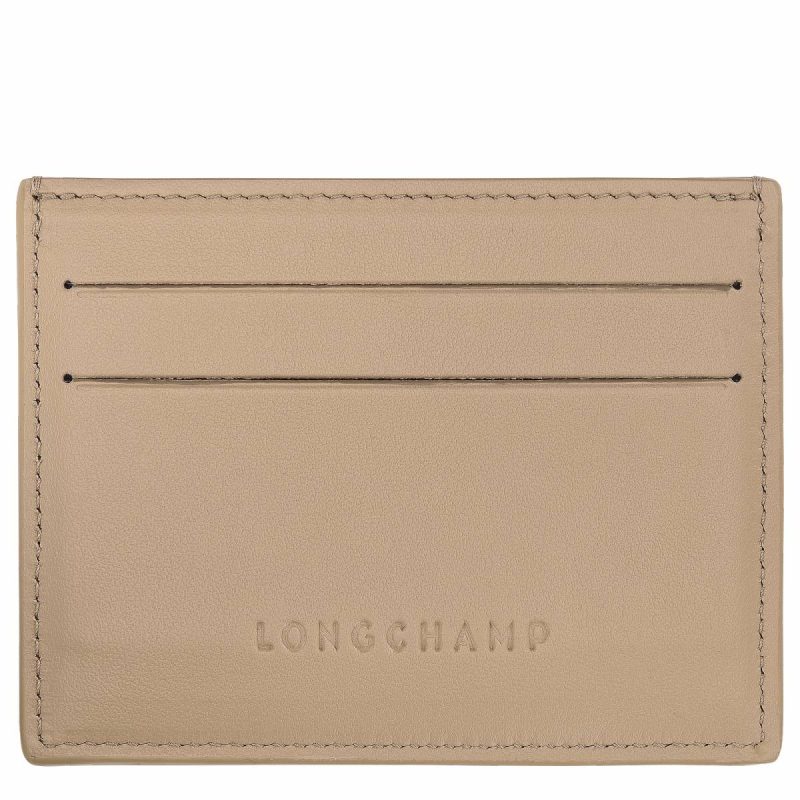 Cardholders & Coin Purses Women Le Roseau Card Holder Root - Leather Root Longchamp - Image 2