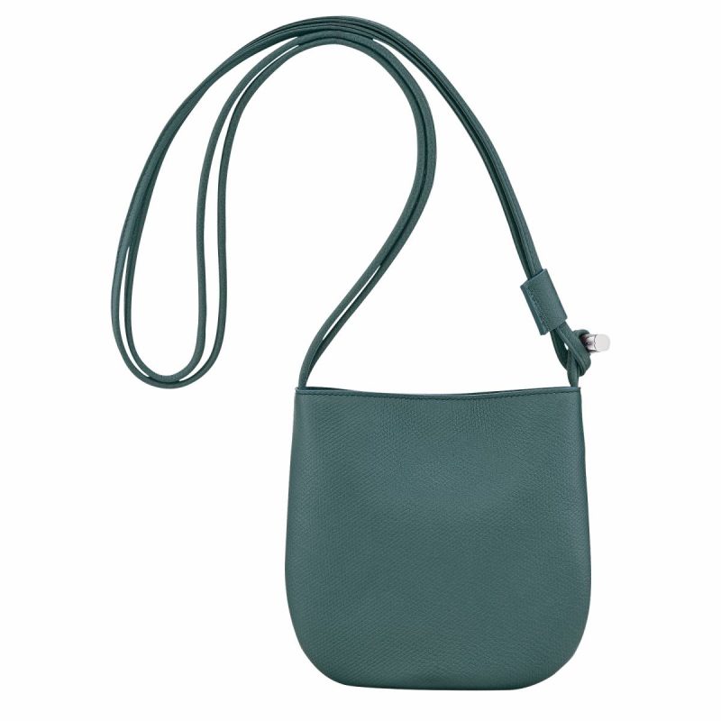 Cedar Le Roseau S Crossbody Bag Cedar - Leather Women Longchamp Leather Bags - Image 3