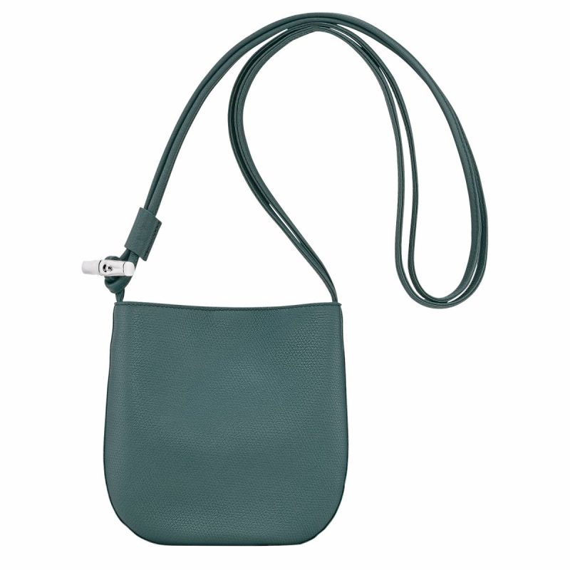 Cedar Le Roseau S Crossbody Bag Cedar - Leather Women Longchamp Leather Bags