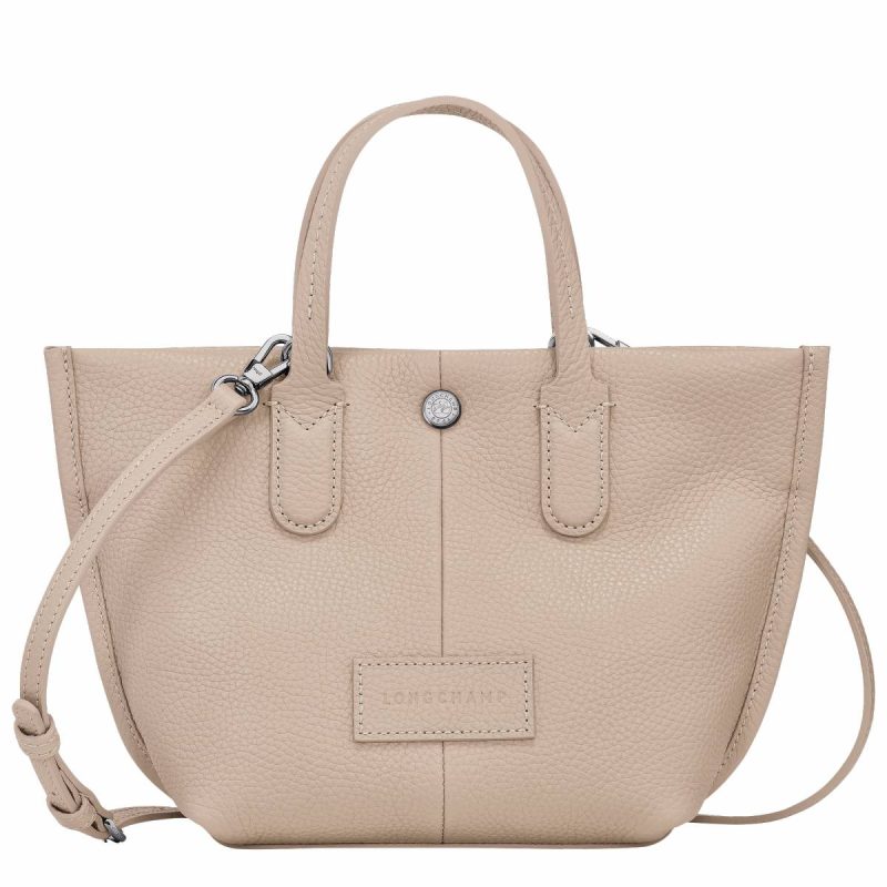 Clay Longchamp Leather Bags Women Essential Xs Handbag Clay - Leather