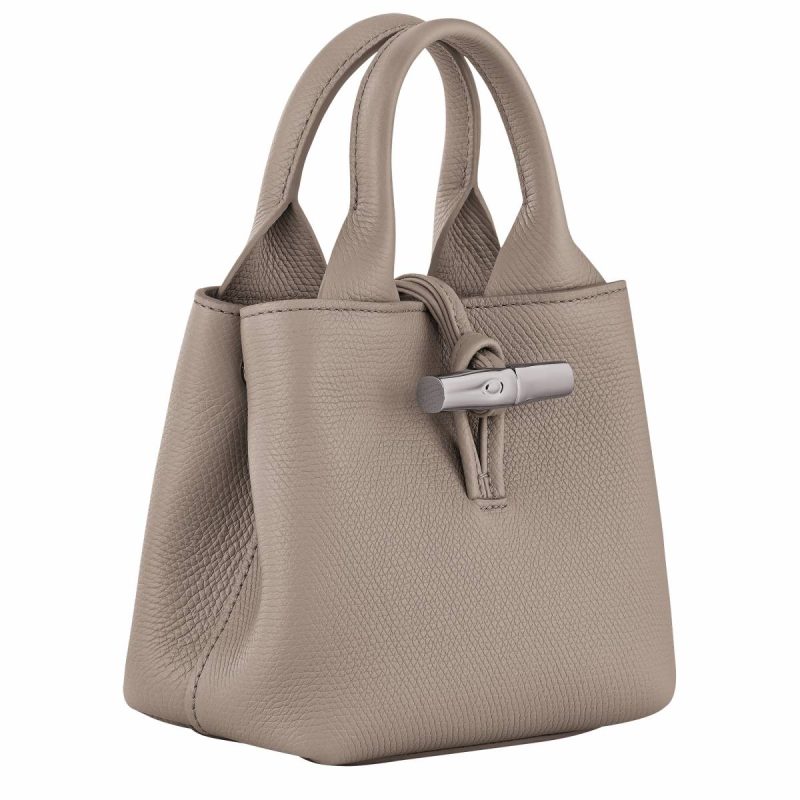 Clay Longchamp Women Leather Bags Le Roseau Xs Handbag Clay - Leather - Image 2
