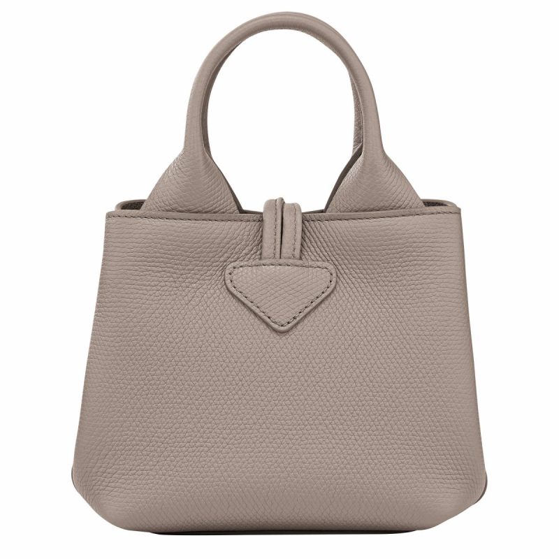 Clay Longchamp Women Leather Bags Le Roseau Xs Handbag Clay - Leather - Image 3
