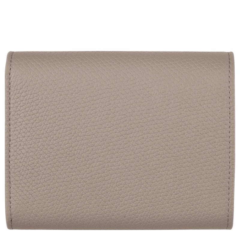 Clay Women Longchamp Leather Wallets Le Roseau Wallet Clay - Leather - Image 2