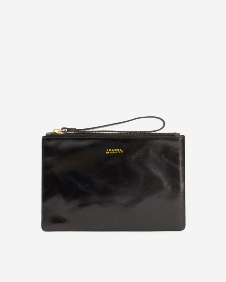 Clutches & Small Leather Goods Black Isabel Marant Women Mino Bag - Image 3