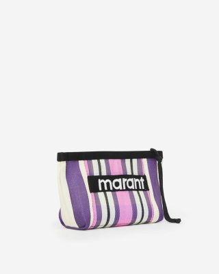 Clutches & Small Leather Goods Powden Bag Women Purple Isabel Marant