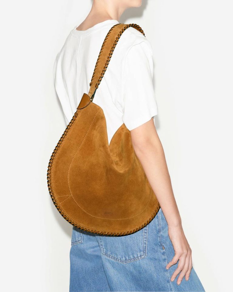 Cognac Shoulder Bags Isabel Marant Oskan Hobo Soft Bag Women - Image 2