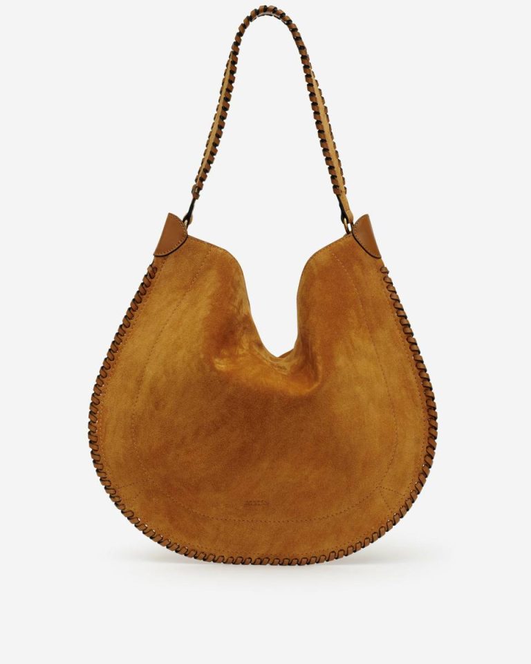 Cognac Shoulder Bags Isabel Marant Oskan Hobo Soft Bag Women