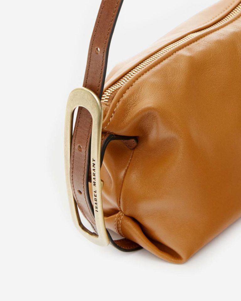 Cognac Women Isabel Marant Crossbody Bags Leyden Mini Bag - Image 5
