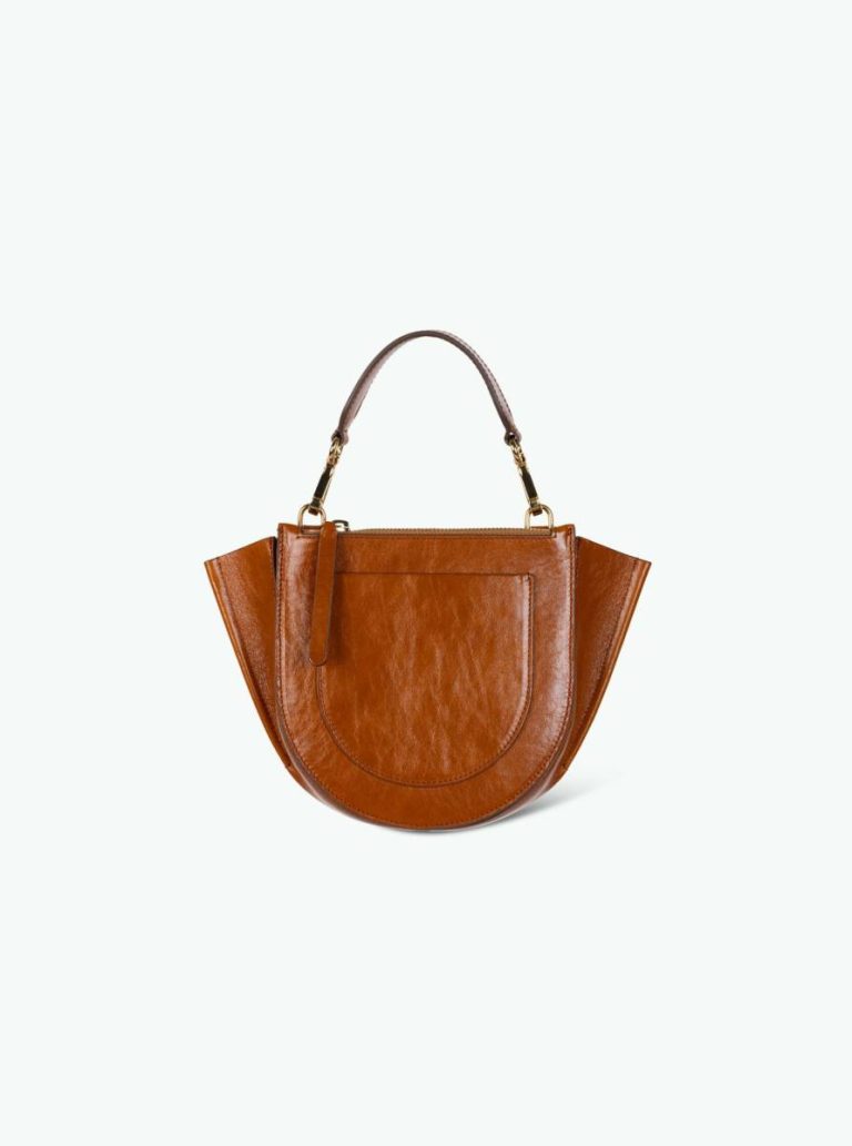 Cognac Women Top Handle Bags Wandler Hortensia Bag Mini - Cognac - Image 2