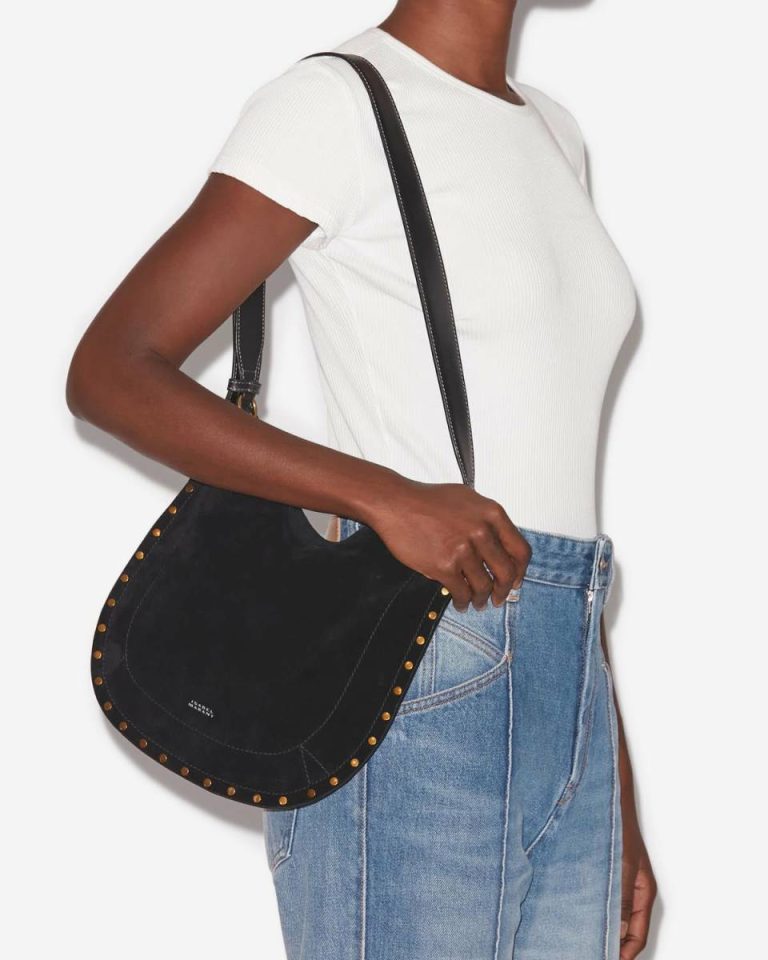 Crossbody Bags Black Women Oskan Soft Bag Isabel Marant - Image 3
