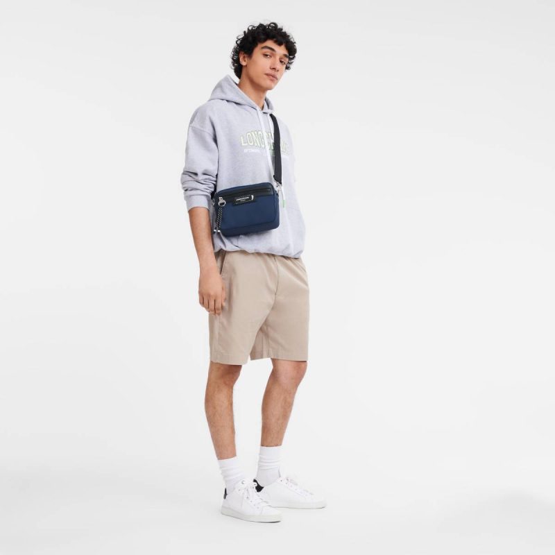 Crossbody Bags Le Pliage Energy S Camera Bag Navy - Recycled Canvas Navy Longchamp Women