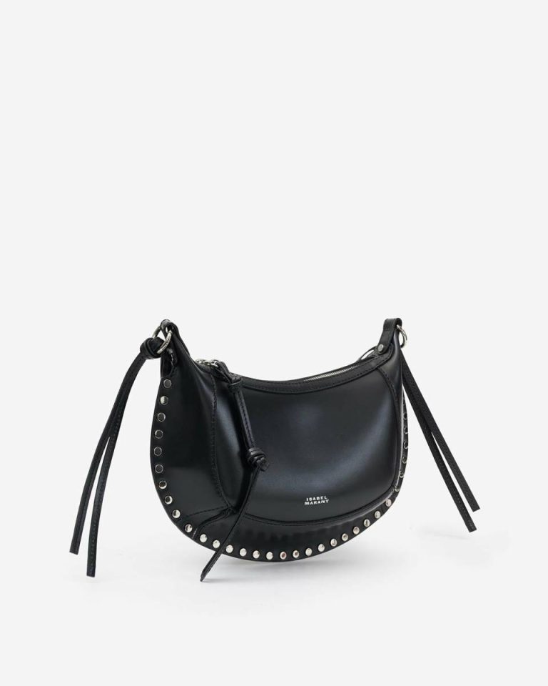 Crossbody Bags Women Oskan Moon Bag Black And Silver Isabel Marant