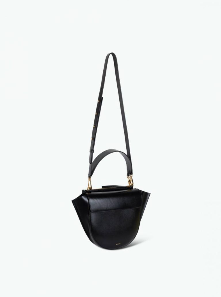 Crossbody Bags Women Wandler Hortensia Bag Medium - Black Eclipse Black Eclipse - Image 4