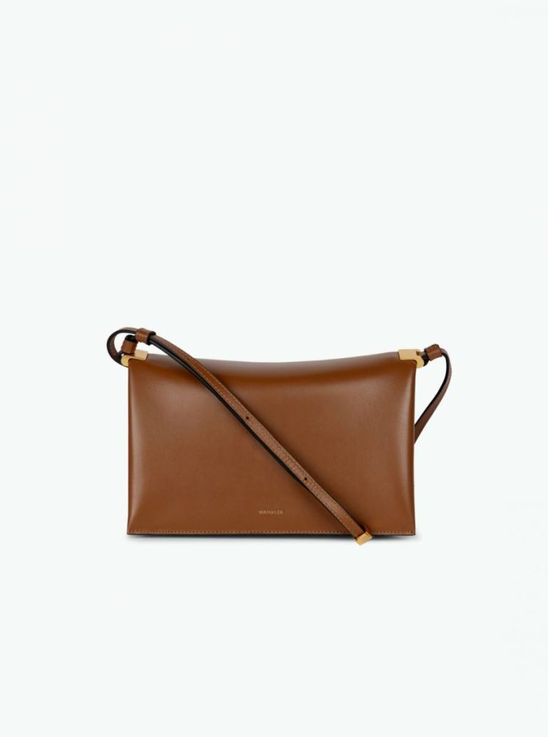 Crossbody Bags Women Wandler Uma Baguette - Tan Tan