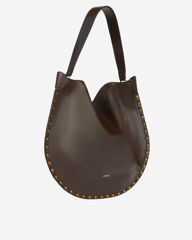 Dark Brown Oskan Hobo Soft Bag Shoulder Bags Women Isabel Marant
