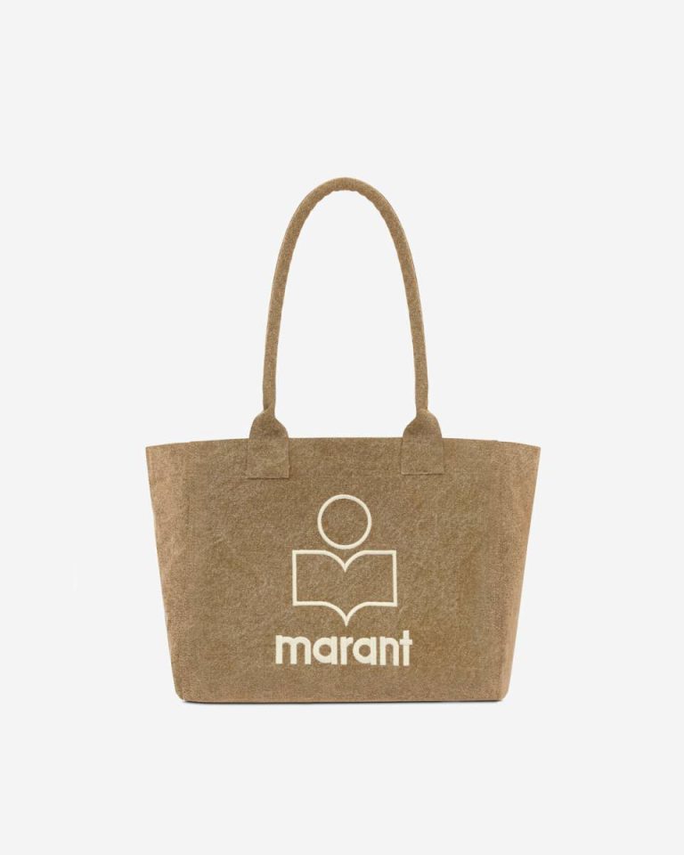 Dark Khaki Isabel Marant Tote Bags Women Yenky Zipped Bag - Image 3