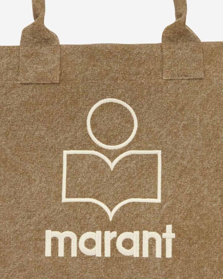 Dark Khaki Isabel Marant Tote Bags Women Yenky Zipped Bag - Image 4