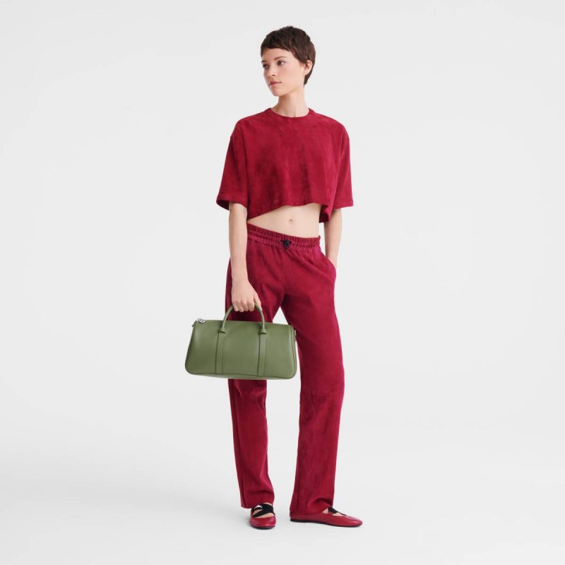 Daylong L Handbag Laurel - Leather Leather Bags Laurel Longchamp Women - Image 2