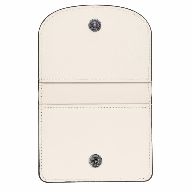 Ecru Cardholders & Coin Purses Le Pliage Xtra Card Holder Ecru - Leather Longchamp Women - Image 3
