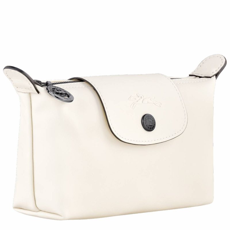 Ecru Longchamp Women Pouches & Cases Le Pliage Xtra Pouch Ecru - Leather - Image 2