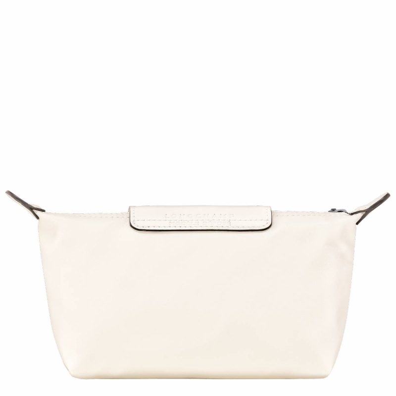 Ecru Longchamp Women Pouches & Cases Le Pliage Xtra Pouch Ecru - Leather - Image 3