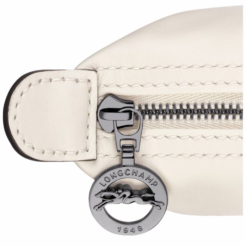 Ecru Longchamp Women Pouches & Cases Le Pliage Xtra Pouch Ecru - Leather - Image 4