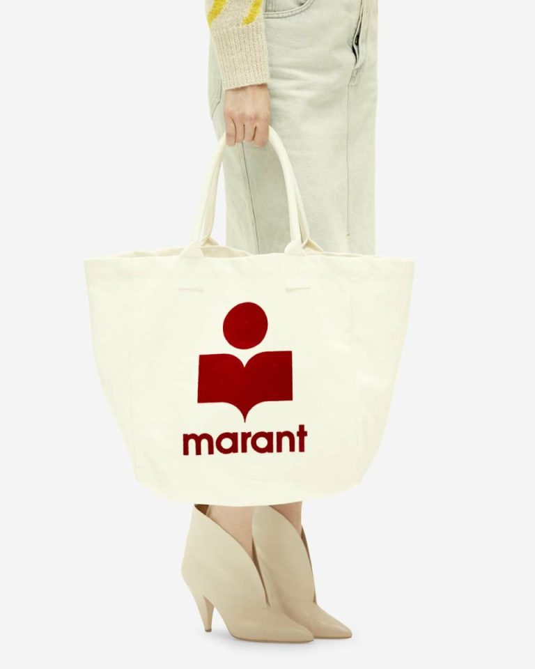 Ecru Yenky Tote Bag Women Tote Bags Isabel Marant - Image 3
