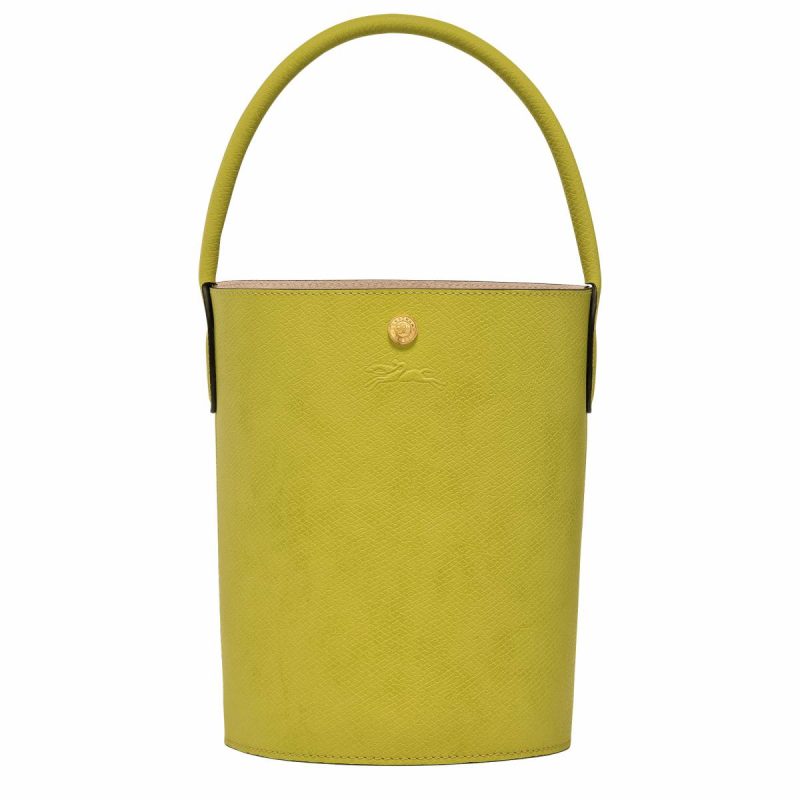 Épure S Bucket Bag Kiwi Green - Leather Longchamp Women Kiwi Green Leather Bags