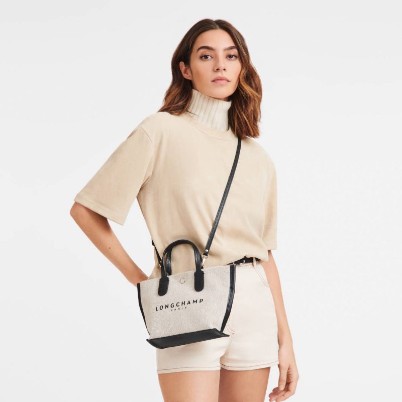 Essential Xs Handbag Ecru - Canvas Longchamp Women Mini Bags Ecru - Image 2