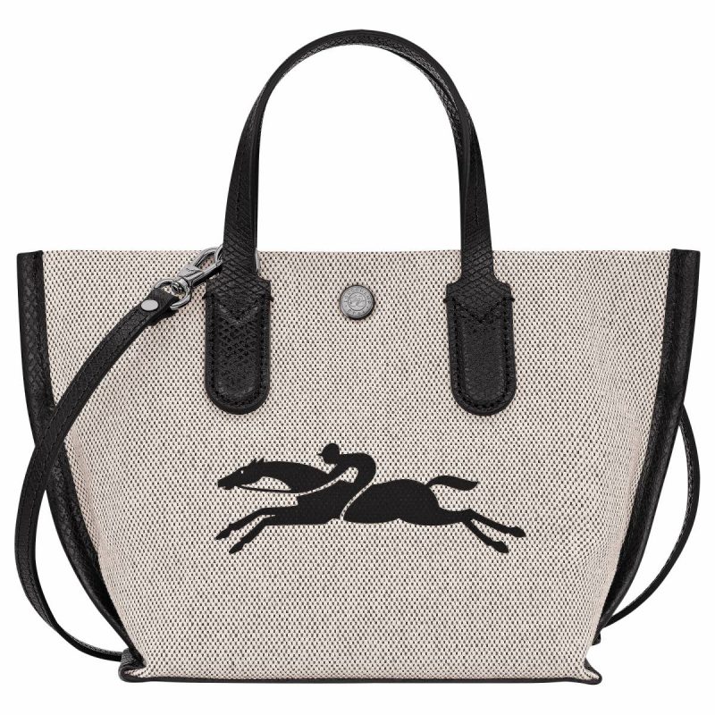 Essential Xs Handbag Ecru - Canvas Longchamp Women Mini Bags Ecru - Image 4