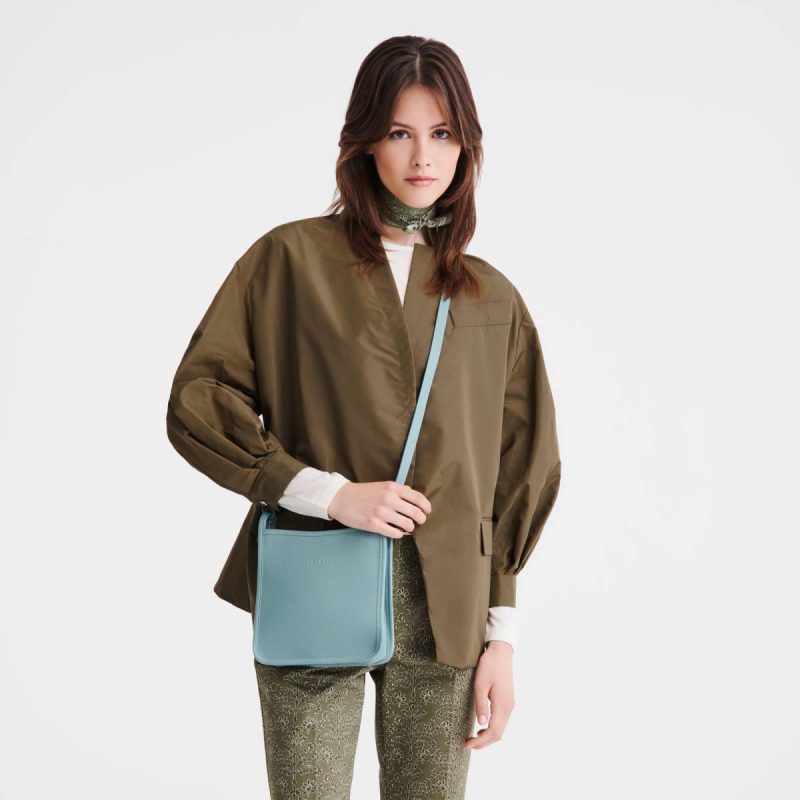 Eucalyptus Women Leather Bags Longchamp Le Foulonné S Crossbody Bag Eucalyptus - Leather - Image 2