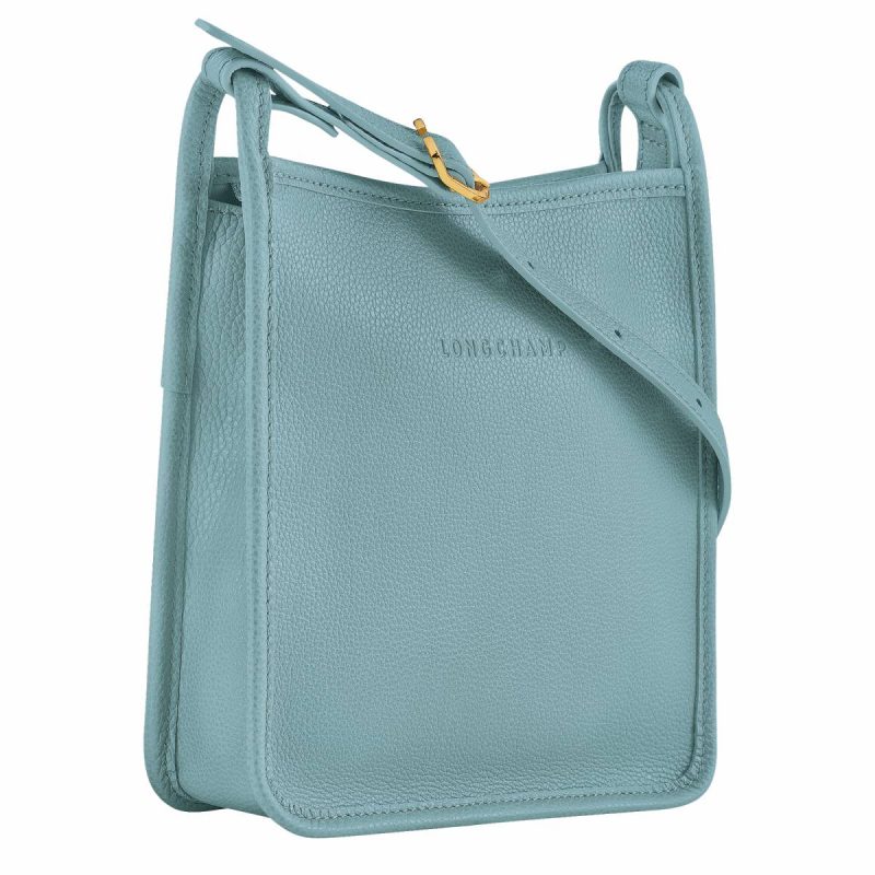 Eucalyptus Women Leather Bags Longchamp Le Foulonné S Crossbody Bag Eucalyptus - Leather - Image 3