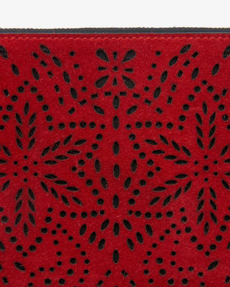 Flat Pouch Clutch Women Clutches & Small Leather Goods Isabel Marant Red - Image 4