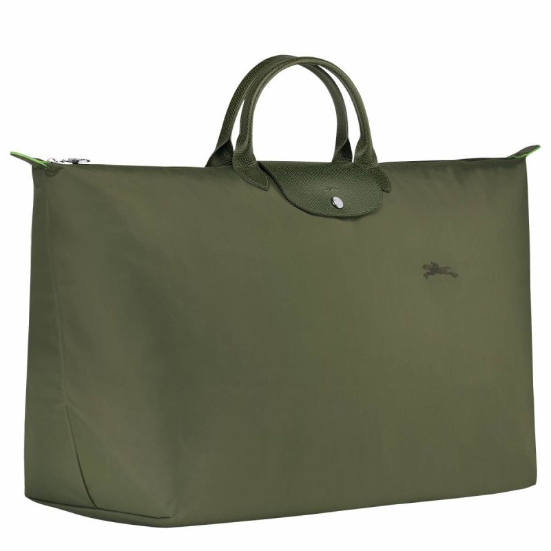 Forest Travel Bags Le Pliage Green Xl Travel Bag Forest - Recycled Canvas Longchamp Women - Image 2