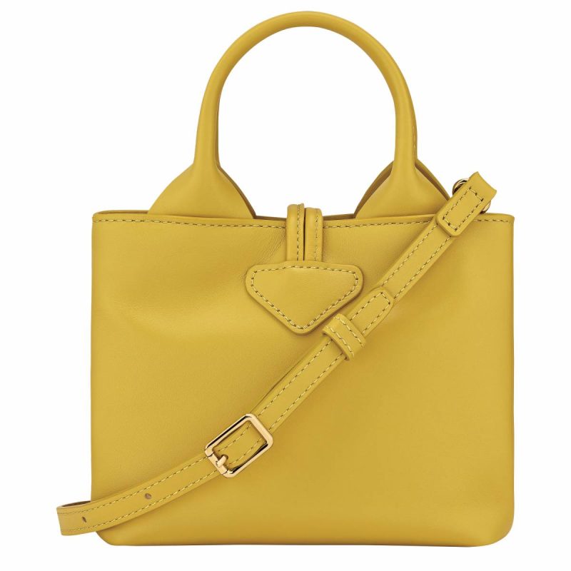 Ginger Le Roseau Xs Handbag Ginger - Leather Longchamp Leather Bags Women - Image 4