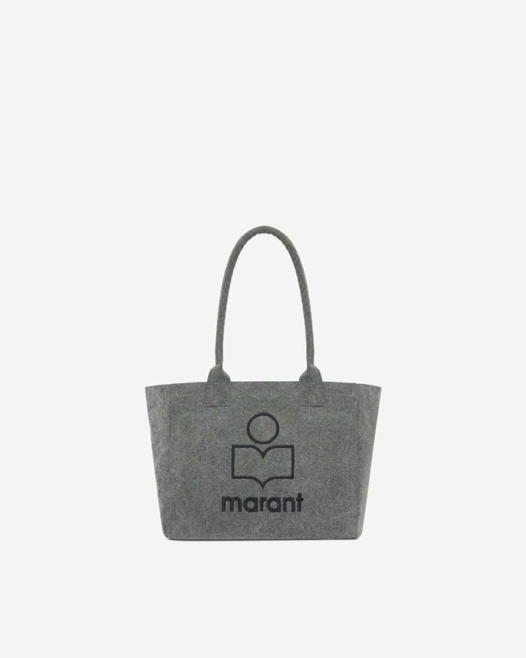 Gray Tote Bags Isabel Marant Yenky Zipped Bag Women - Image 3