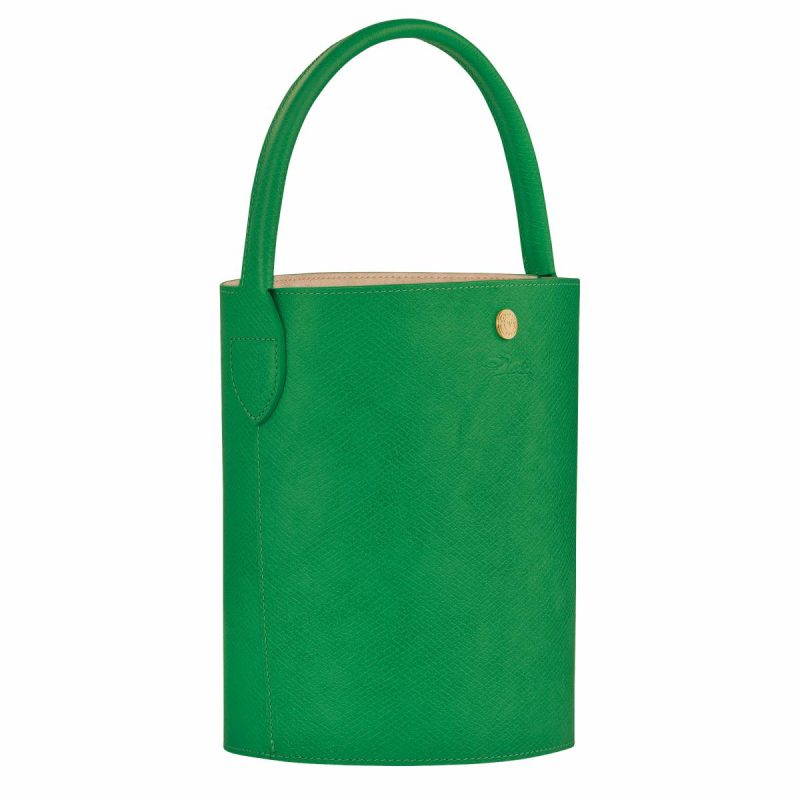 Green Longchamp Leather Bags Épure S Bucket Bag Green - Leather Women - Image 3